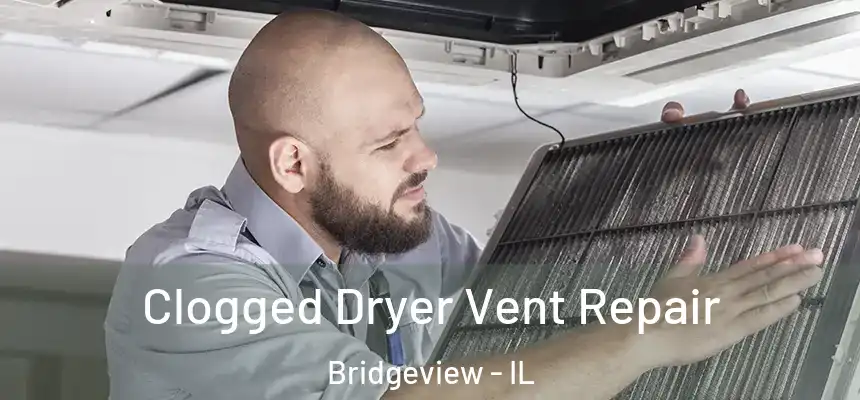  Clogged Dryer Vent Repair Bridgeview - IL